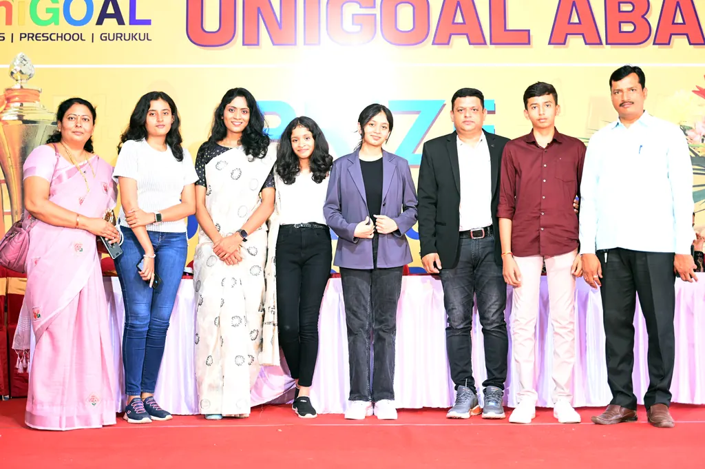 Harish Jagtap and Family with Unigoal Founder and Director